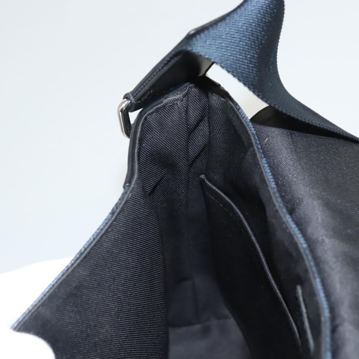 LOUIS VUITTON Damier Cobalt District PM NM Shoulder Bag N50005 LV Auth BA2720