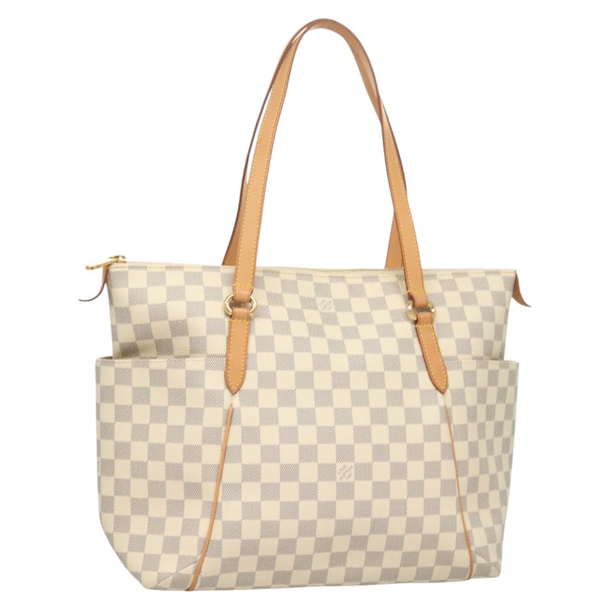 LOUIS VUITTON Damier Azur Totally MM Tote Bag N51262 LV Auth BA2803