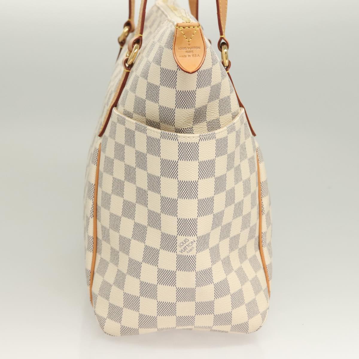 LOUIS VUITTON Damier Azur Totally MM Tote Bag N51262 LV Auth BA2803