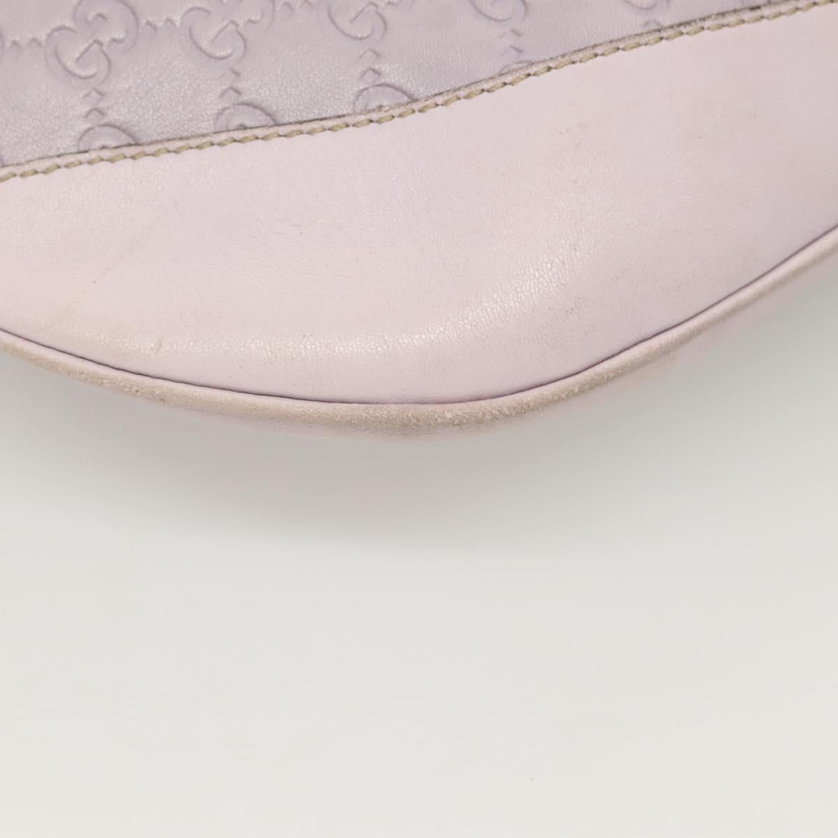 GUCCI GG Canvas Guccissima Bag Leather Outlet Purple Gold 272380 Auth BA2809