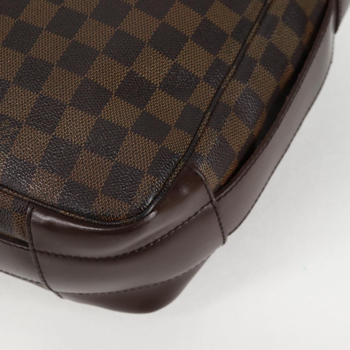 LOUIS VUITTON Damier Ebene Bastille Shoulder Bag N45258 LV Auth BA2818