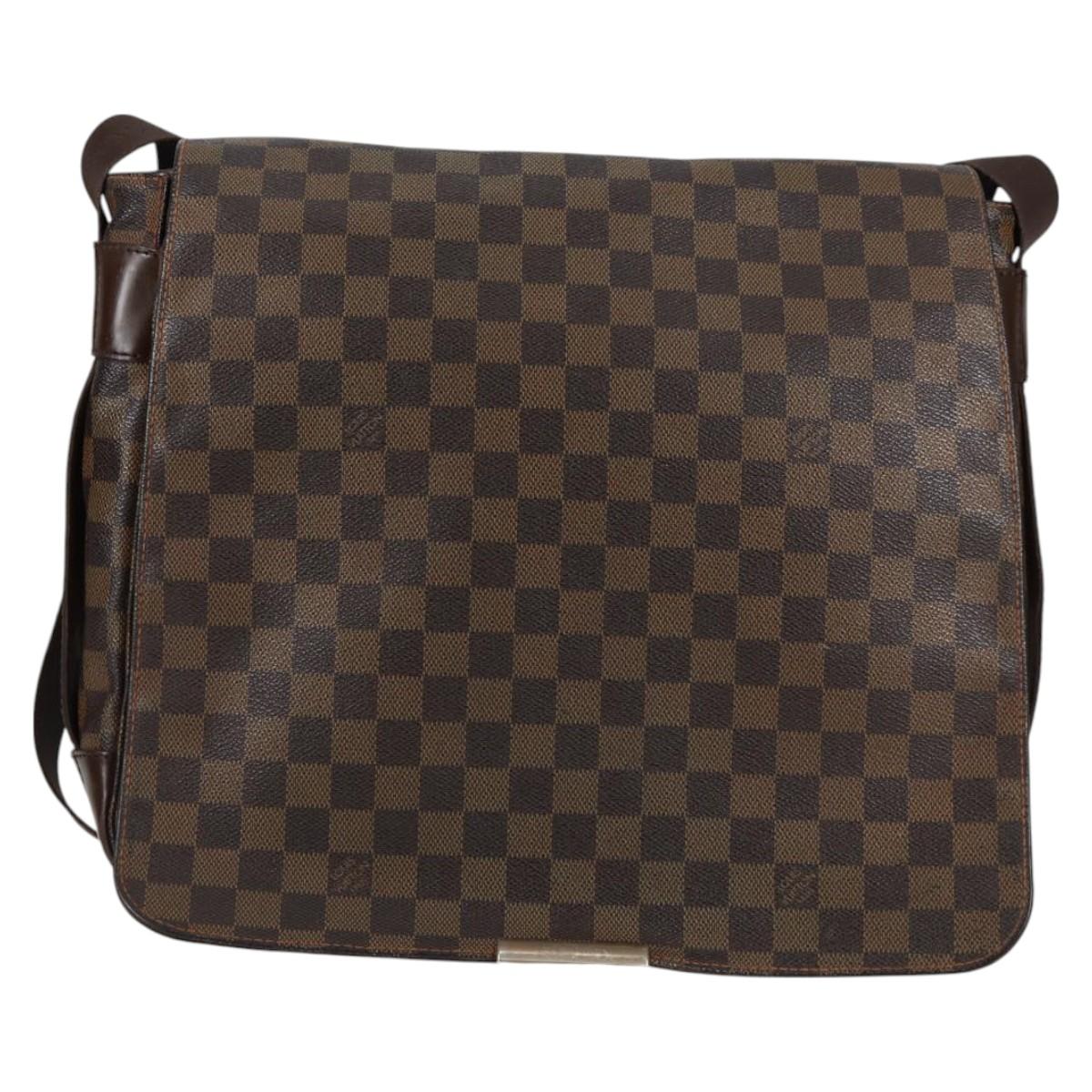 LOUIS VUITTON Damier Ebene Bastille Shoulder Bag N45258 LV Auth BA2818