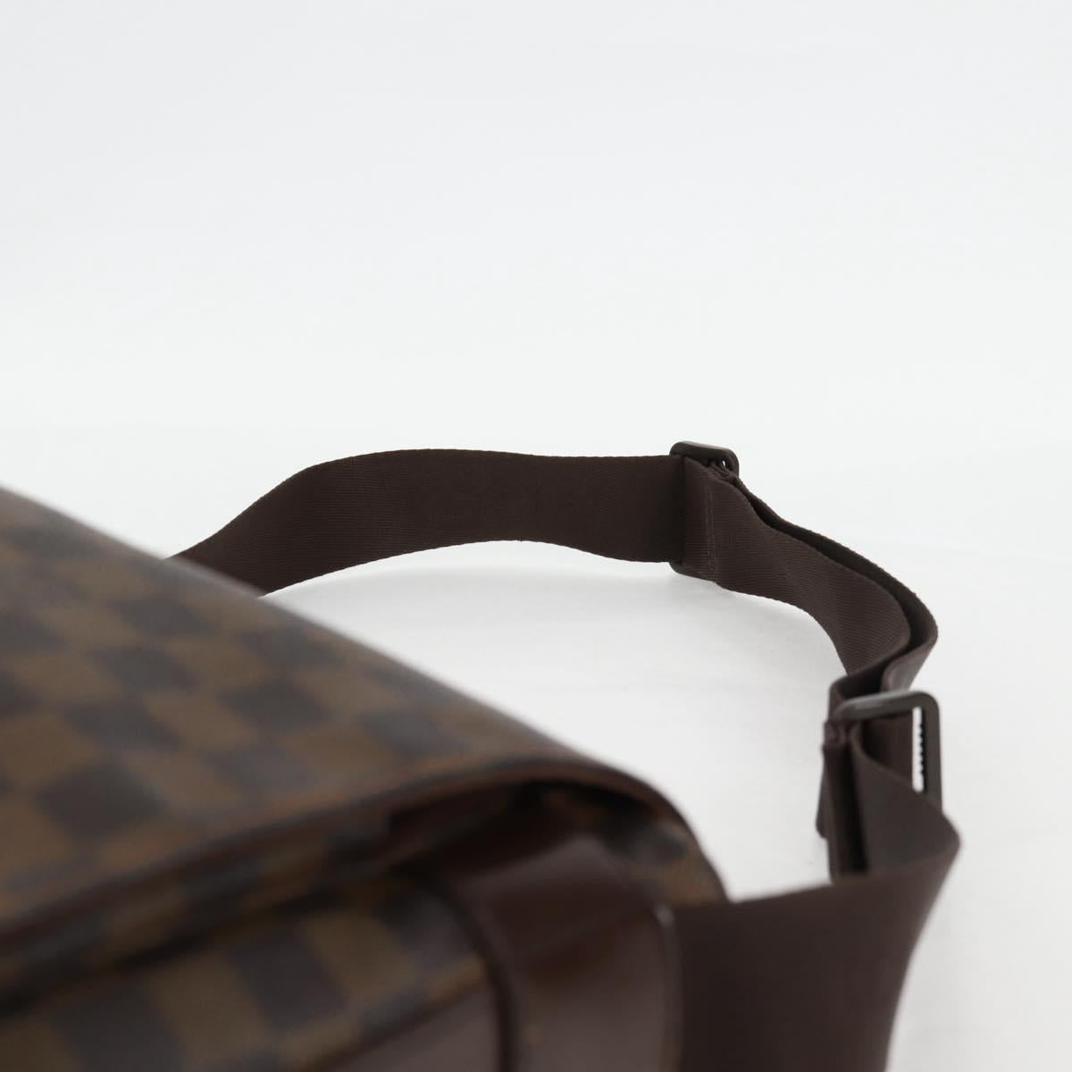 LOUIS VUITTON Damier Ebene Bastille Shoulder Bag N45258 LV Auth BA2818
