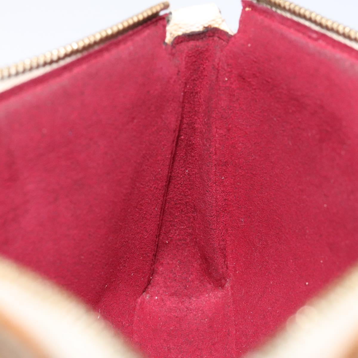 LOUIS VUITTON Multicolor Pochette Accessoires Pouch White M92649 Auth BA2896