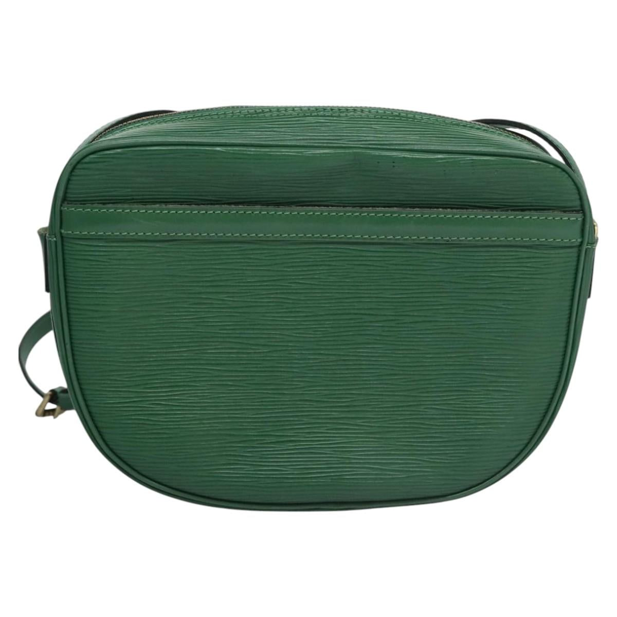 LOUIS VUITTON Epi Jeune Fille MM Shoulder Bag Green M52154 LV Auth BA292V