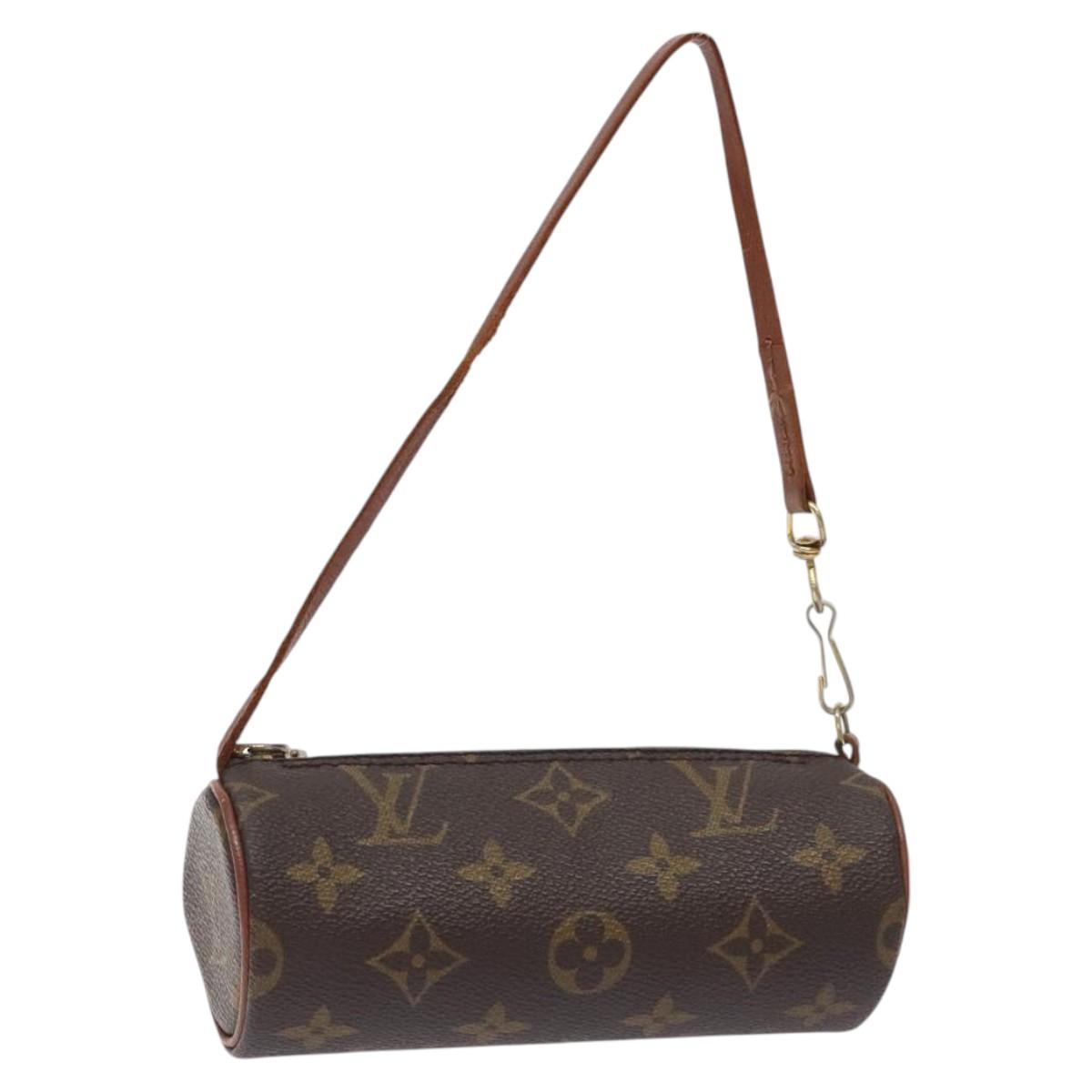 LOUIS VUITTON Monogram Papillon Pouch LV Auth BA2951