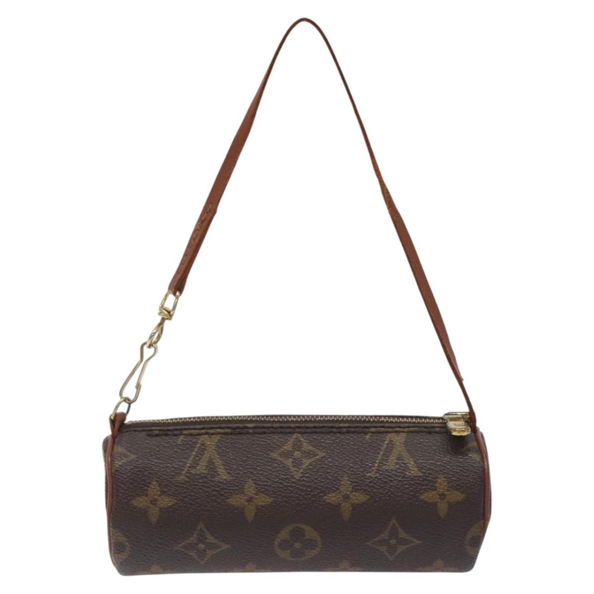 LOUIS VUITTON Monogram Papillon Pouch LV Auth BA2951