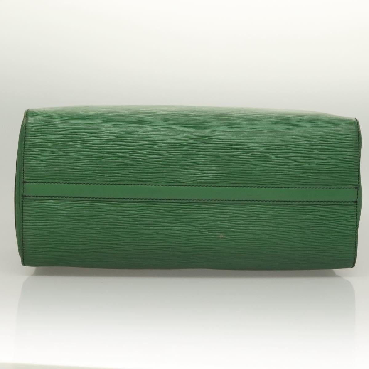 LOUIS VUITTON Epi Speedy 40 Hand Bag Green M42984 LV Auth BA3003