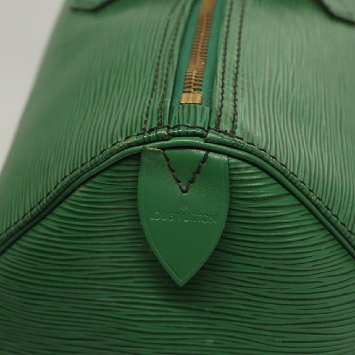 LOUIS VUITTON Epi Speedy 40 Hand Bag Green M42984 LV Auth BA3003