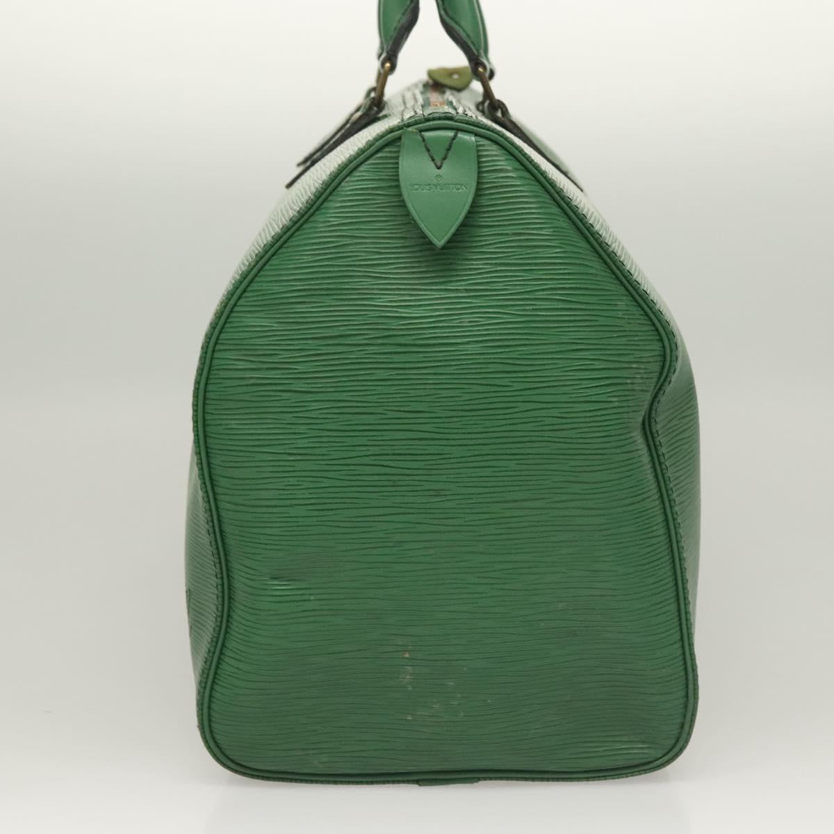 LOUIS VUITTON Epi Speedy 40 Hand Bag Green M42984 LV Auth BA3003