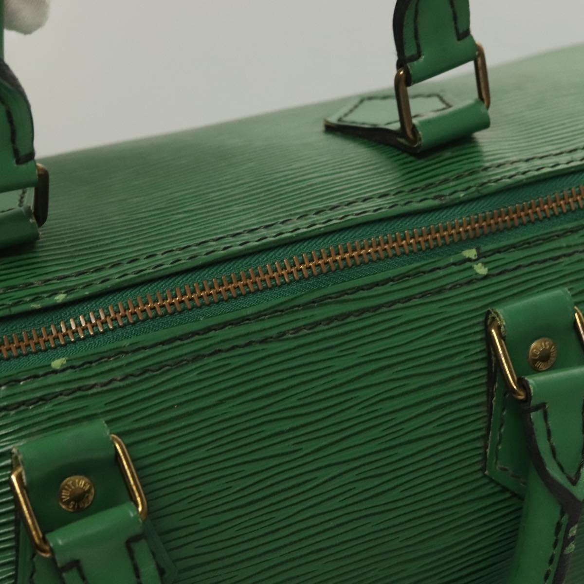 LOUIS VUITTON Epi Speedy 40 Hand Bag Green M42984 LV Auth BA3003