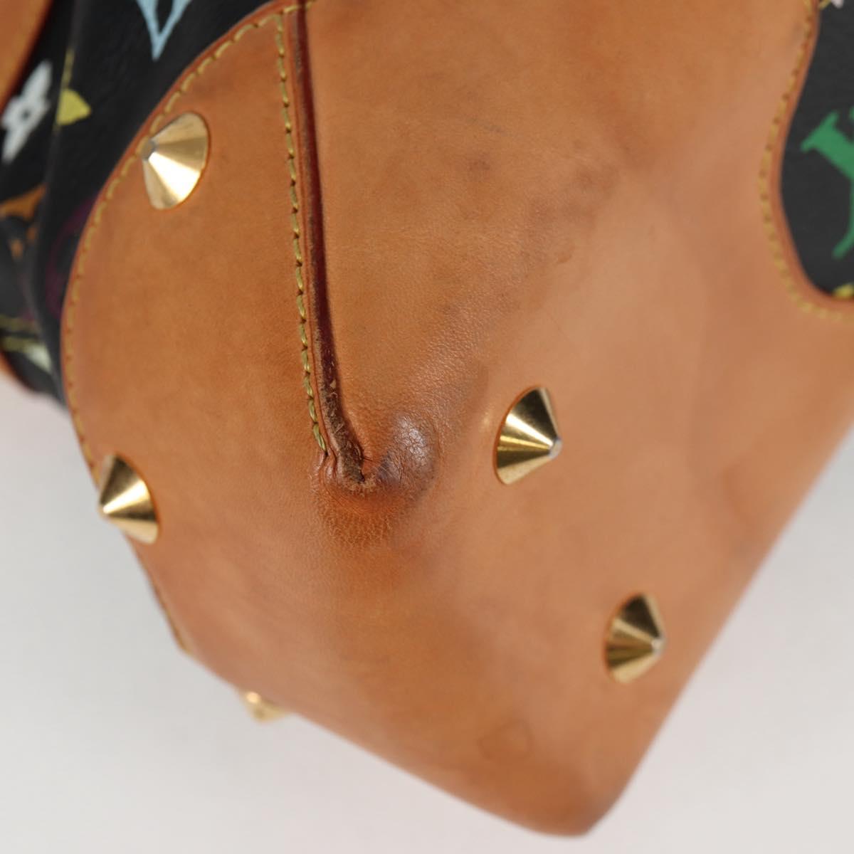 LOUIS VUITTON Monogram Multicolor Judy MM Bag 2Way Black M40256 LV Auth BA3006V