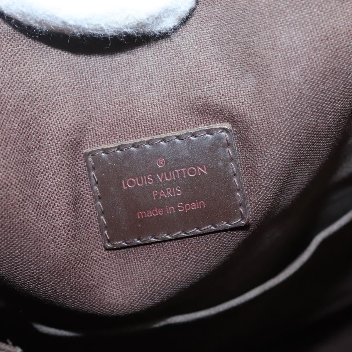 LOUIS VUITTON Damier Ebene Kababobur Tote Bag N52006 LV Auth BA3010