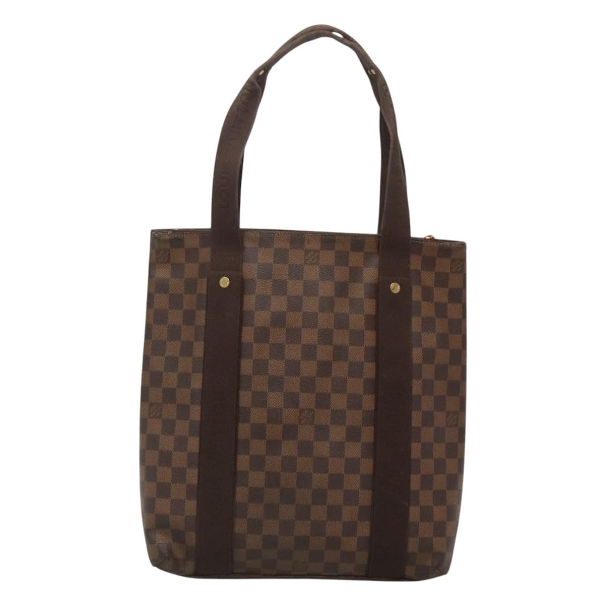 LOUIS VUITTON Damier Ebene Kababobur Tote Bag N52006 LV Auth BA3010