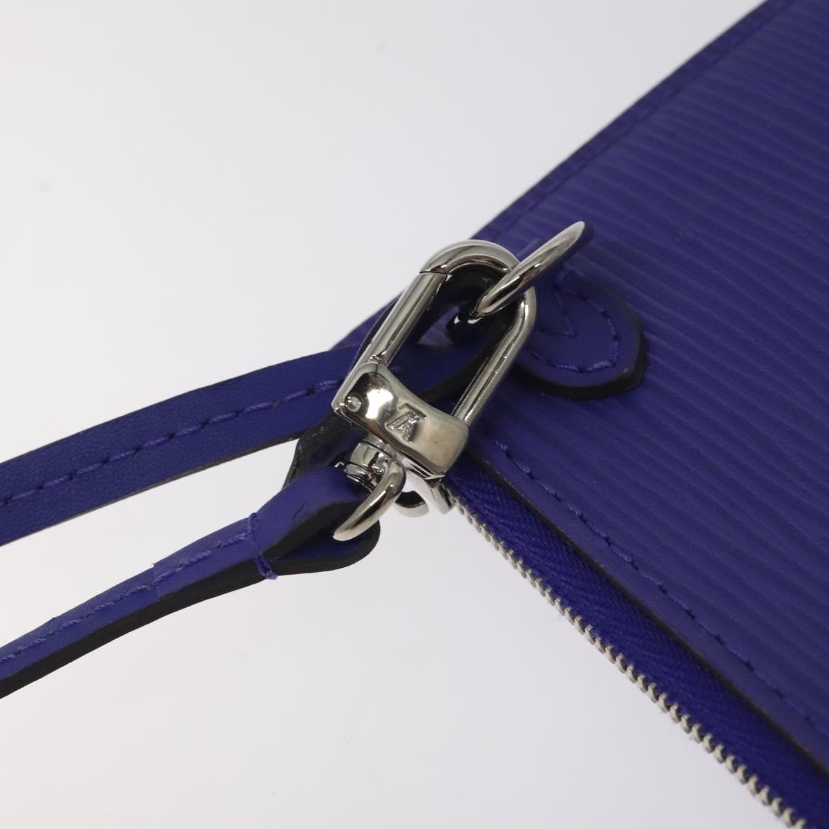 LOUIS VUITTON Epi Neverfull MM Pouch Fig LV Auth BA3013