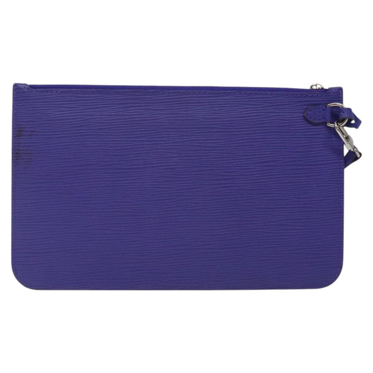 LOUIS VUITTON Epi Neverfull MM Pouch Fig LV Auth BA3013