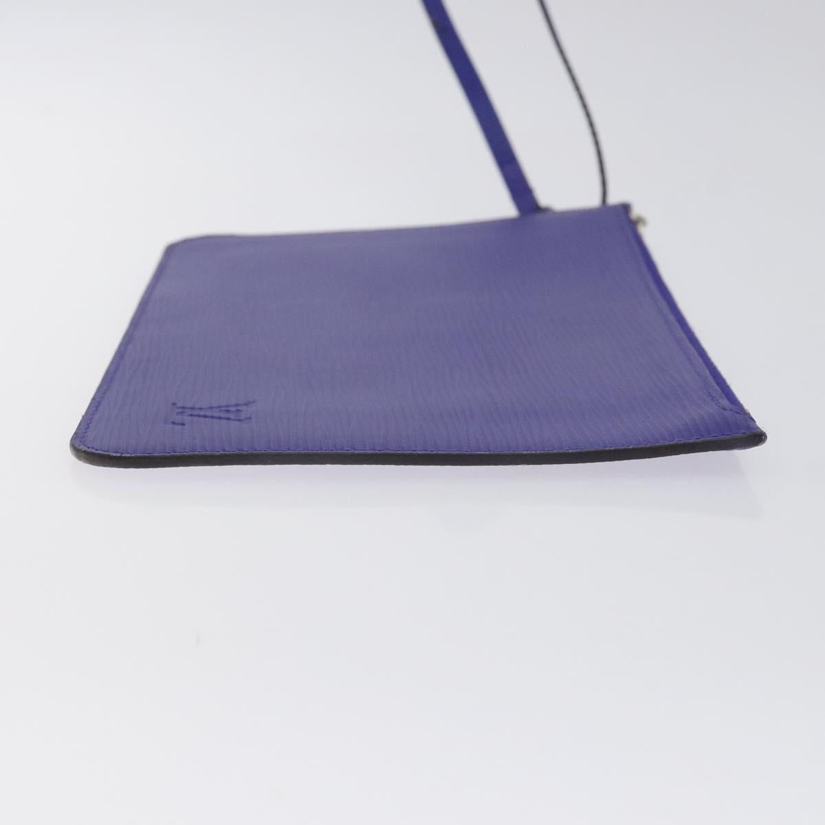 LOUIS VUITTON Epi Neverfull MM Pouch Fig LV Auth BA3013