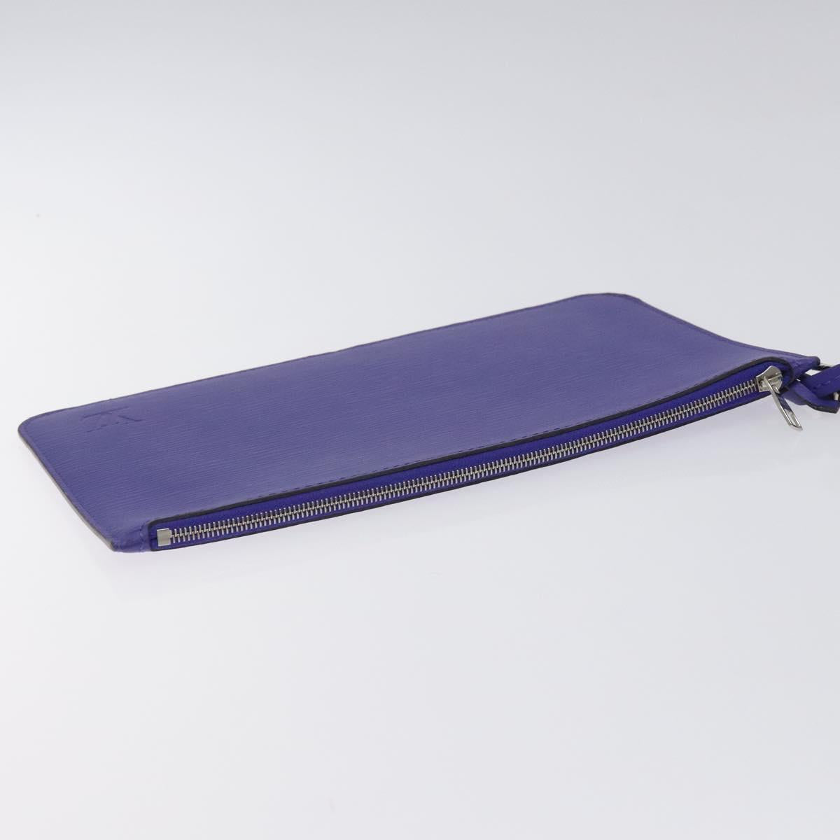 LOUIS VUITTON Epi Neverfull MM Pouch Fig LV Auth BA3013