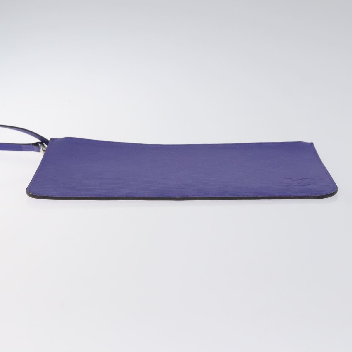 LOUIS VUITTON Epi Neverfull MM Pouch Fig LV Auth BA3013