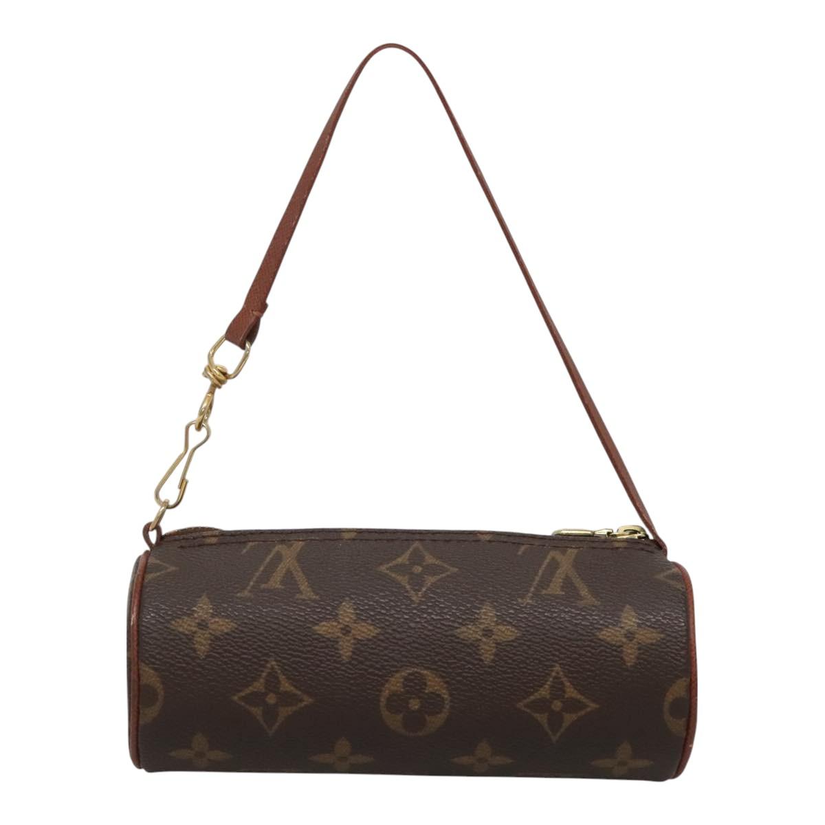 LOUIS VUITTON Monogram Papillon Pouch LV Auth BA3070