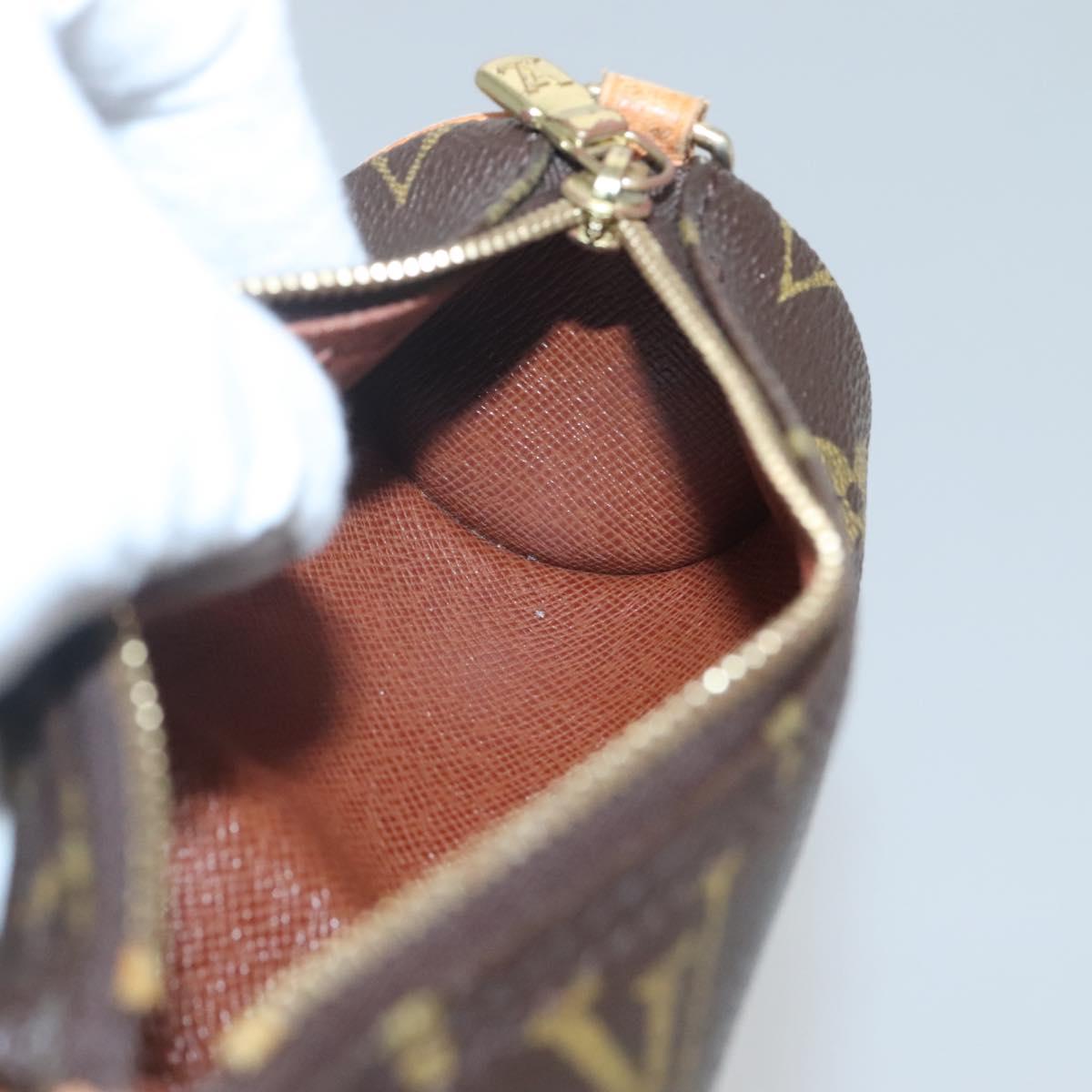 LOUIS VUITTON Monogram Papillon Pouch LV Auth BA3078