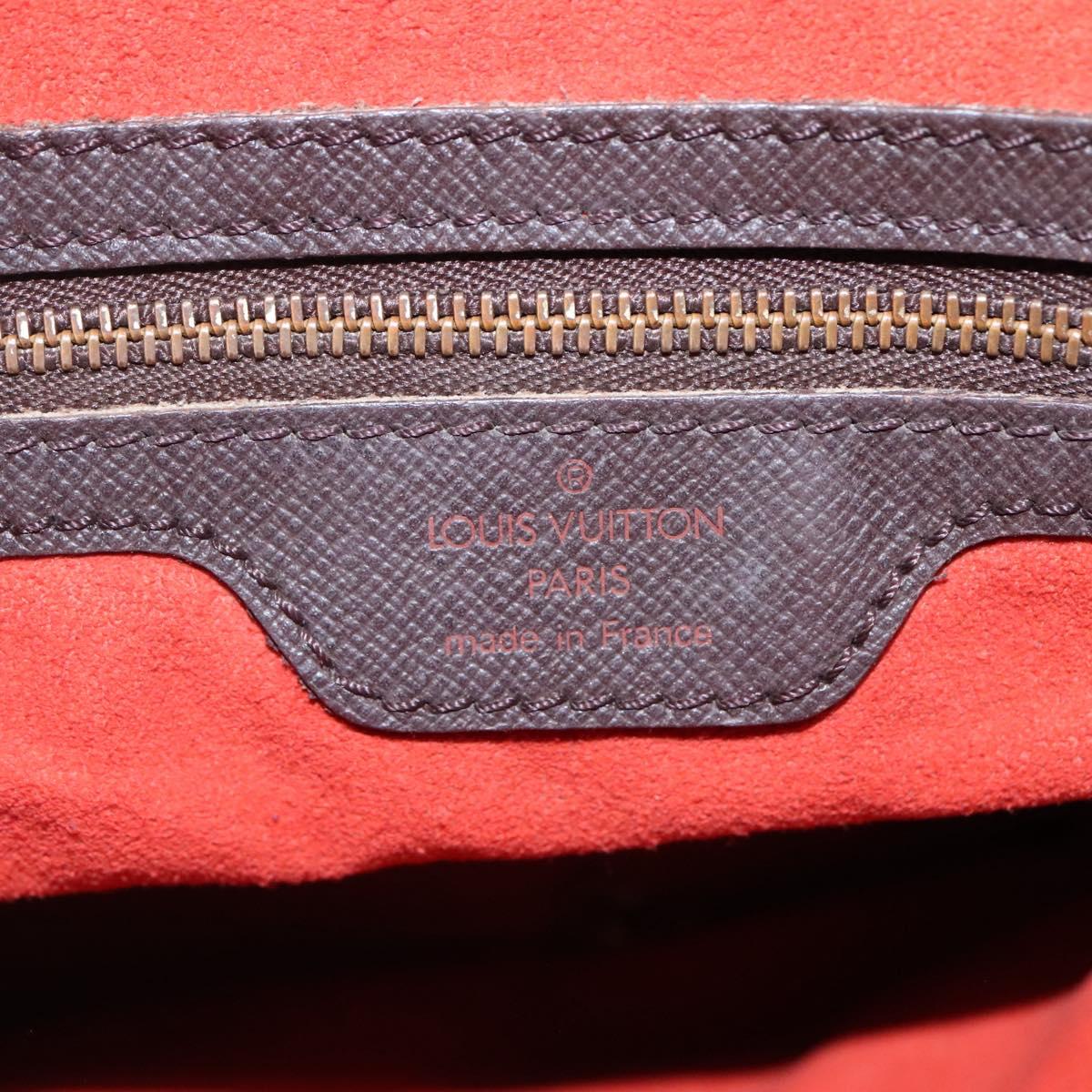 LOUIS VUITTON Damier Ebene Marais Shoulder Bag N42240 LV Auth BA310