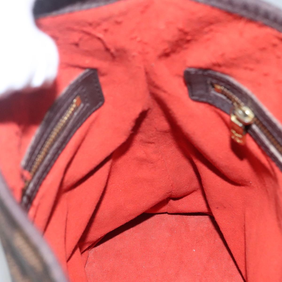 LOUIS VUITTON Damier Ebene Marais Shoulder Bag N42240 LV Auth BA310