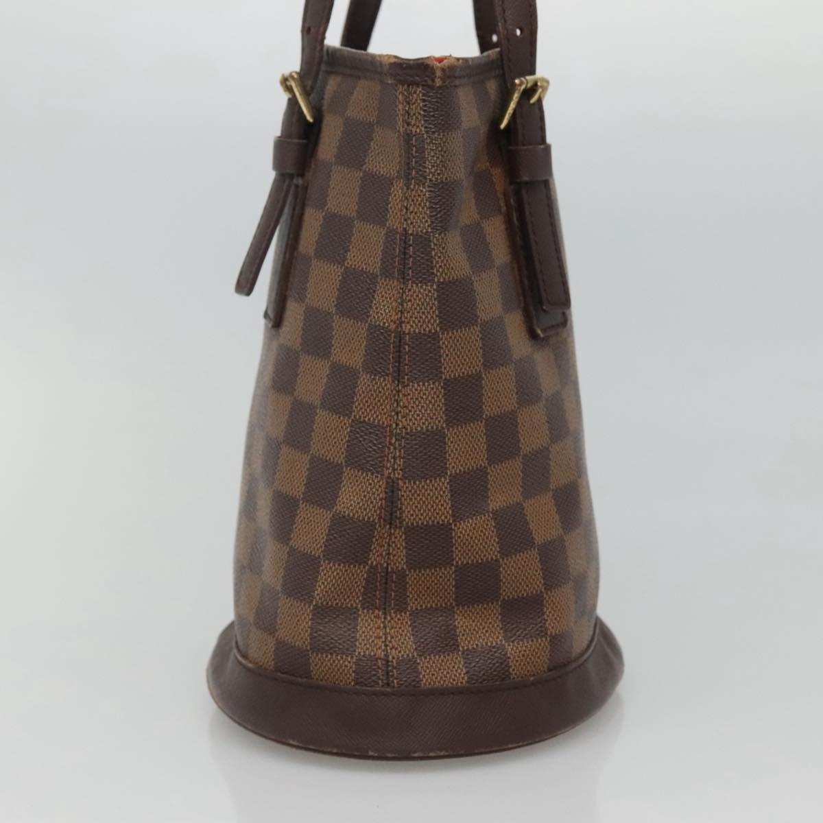 LOUIS VUITTON Damier Ebene Marais Shoulder Bag N42240 LV Auth BA310