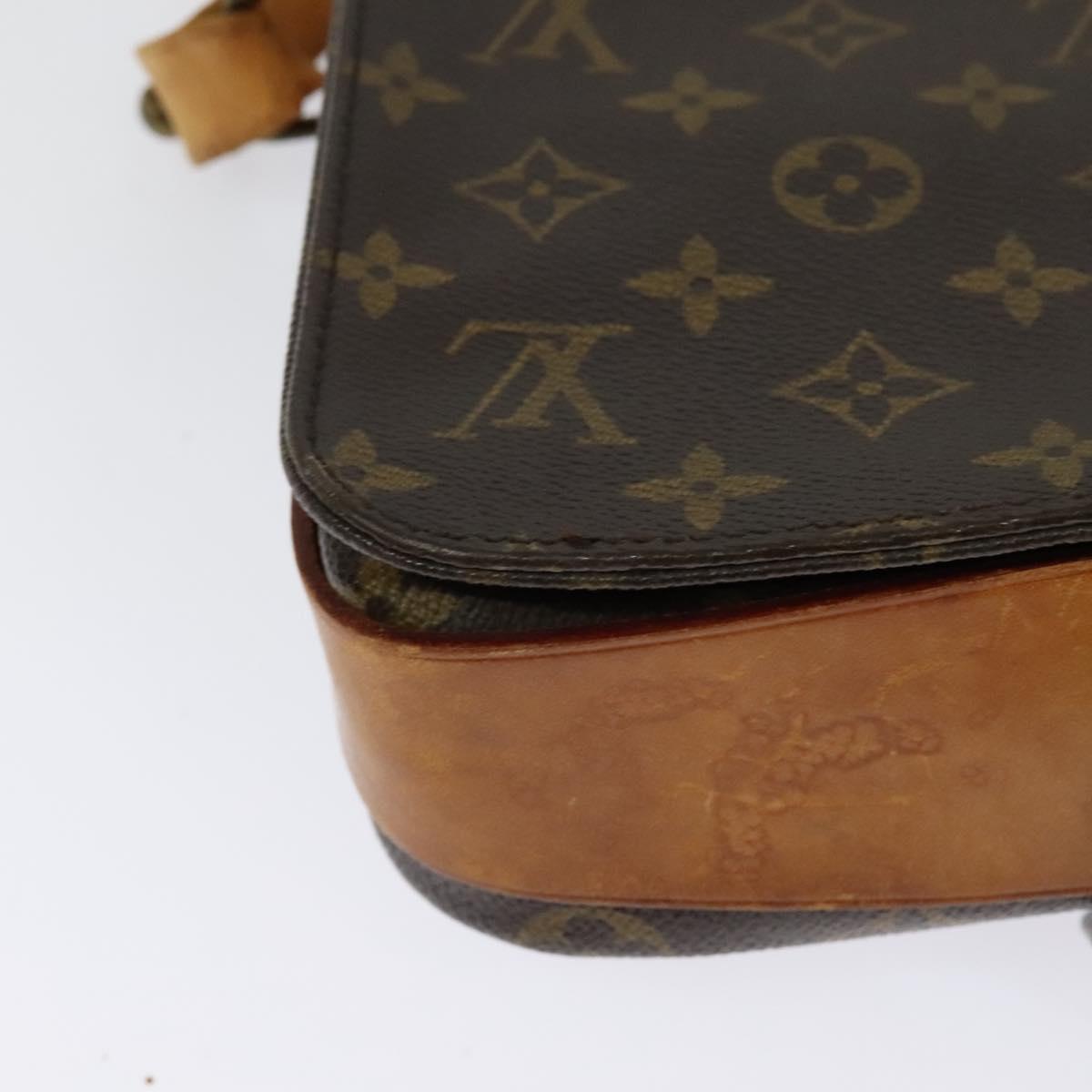 LOUIS VUITTON Monogram Cartesier MM Shoulder Bag M51253 LV Auth BA3130