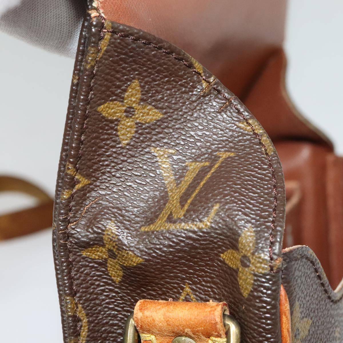LOUIS VUITTON Monogram Cartesier MM Shoulder Bag M51253 LV Auth BA3130