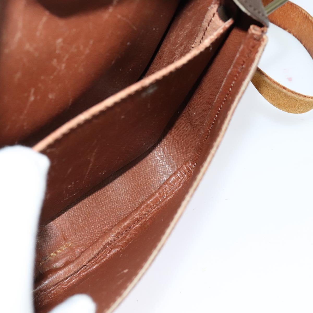 LOUIS VUITTON Monogram Cartesier MM Shoulder Bag M51253 LV Auth BA3130
