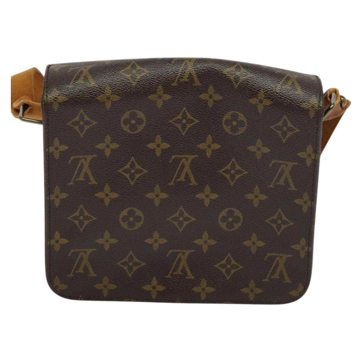 LOUIS VUITTON Monogram Cartesier MM Shoulder Bag M51253 LV Auth BA3130