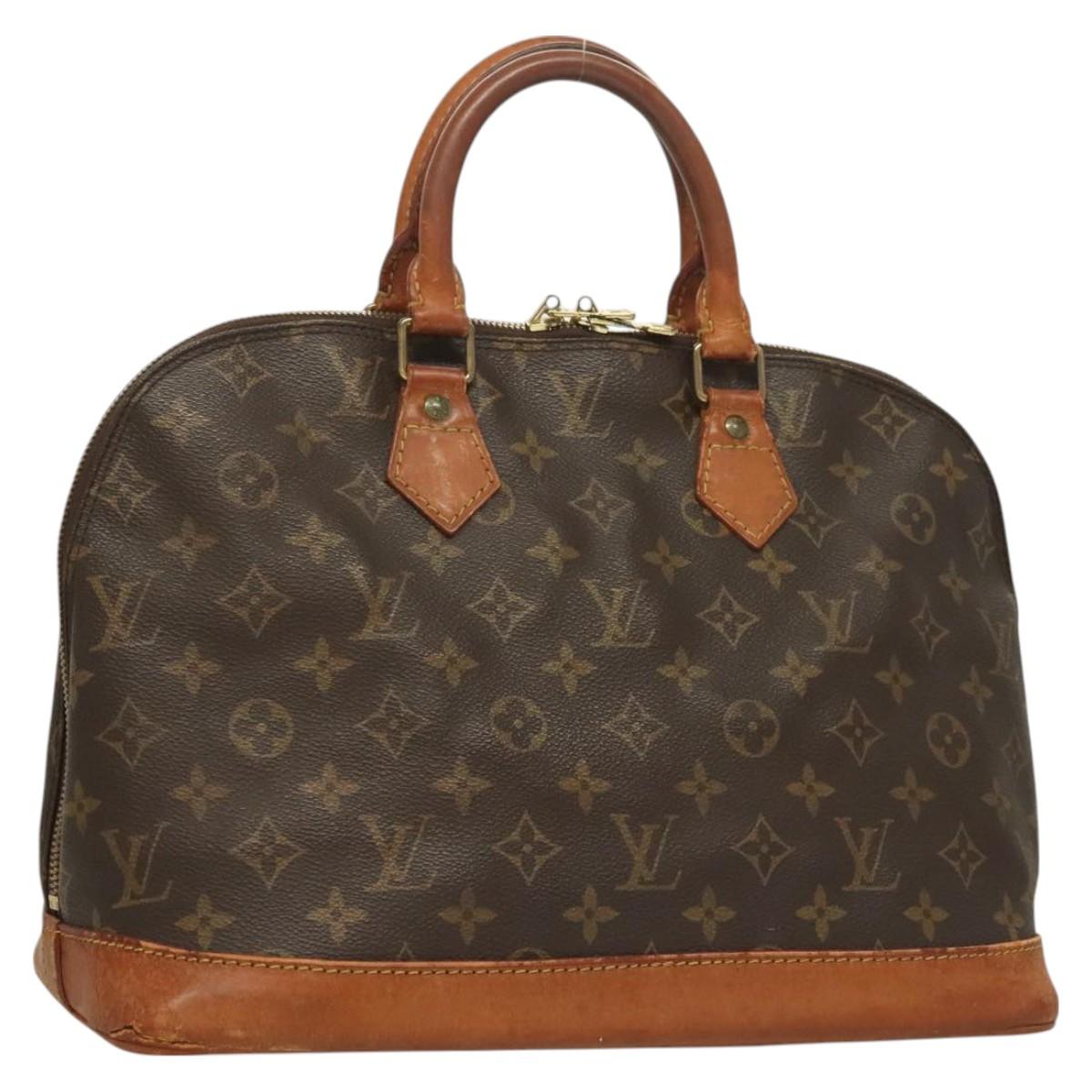 LOUIS VUITTON Monogram Alma Hand Bag M51130 LV Auth BA3162