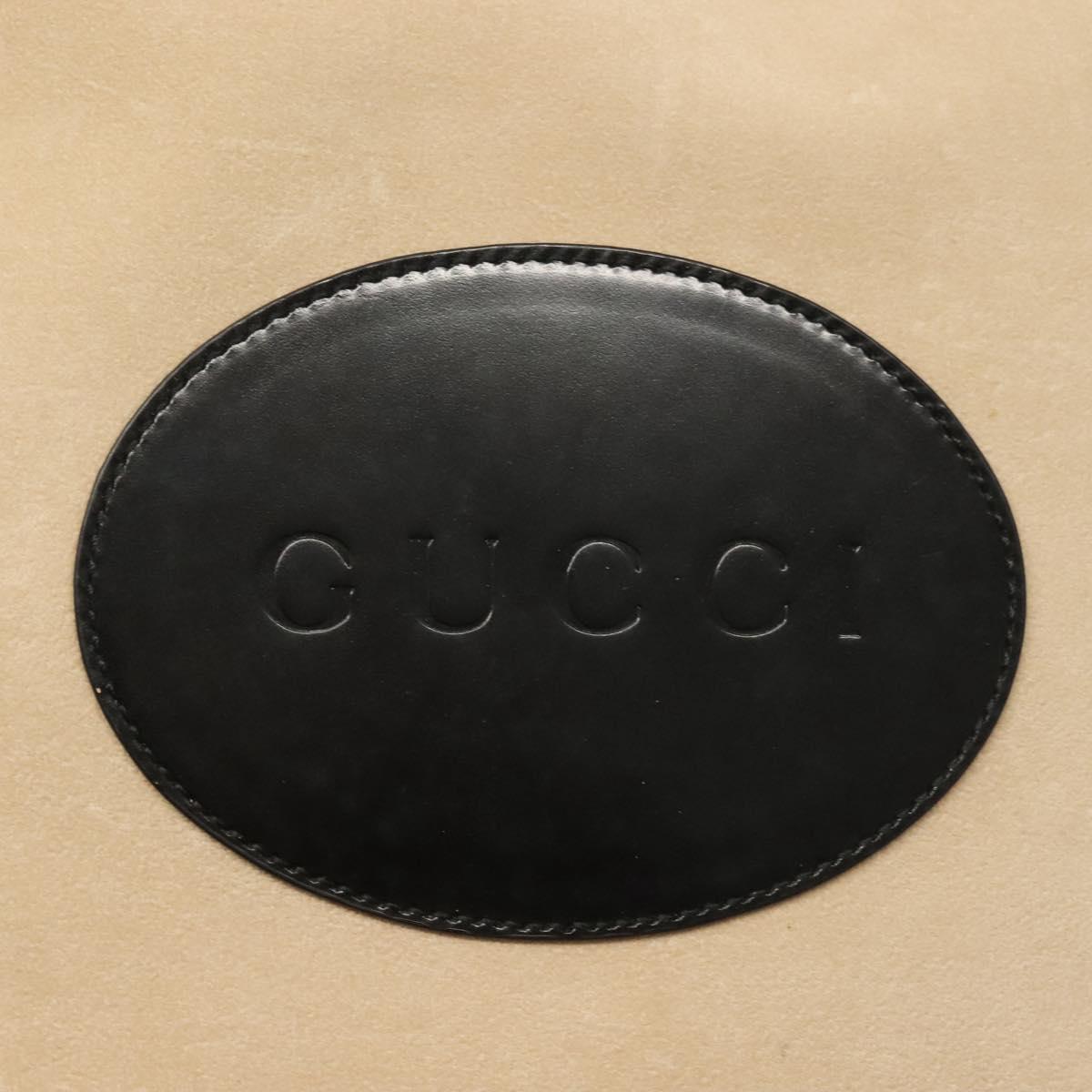 GUCCI Hand Bag Suede Beige 002 8000 Auth BA3177