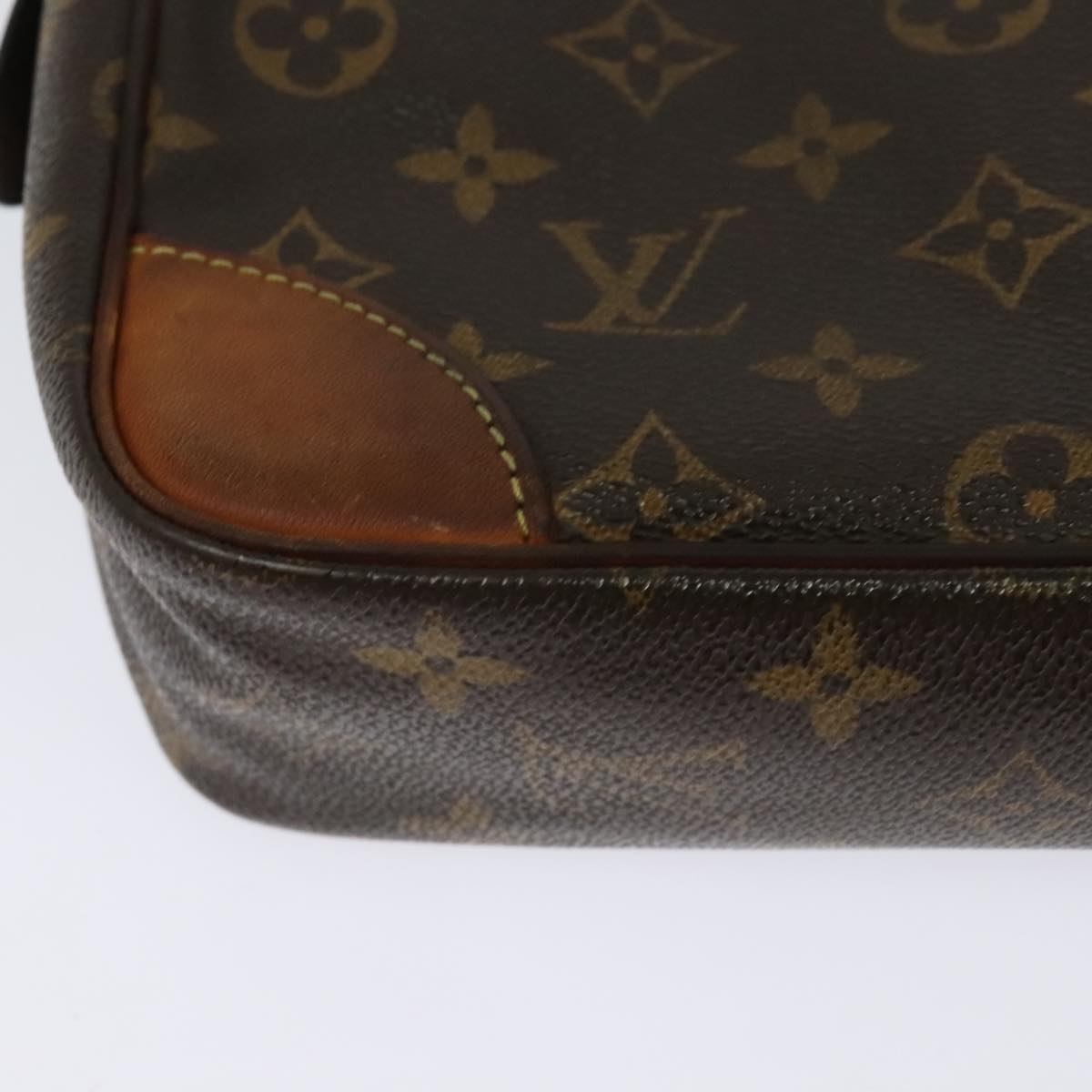 LOUIS VUITTON Monogram Compiegne 28 Clutch Bag M51845 LV Auth BA3212