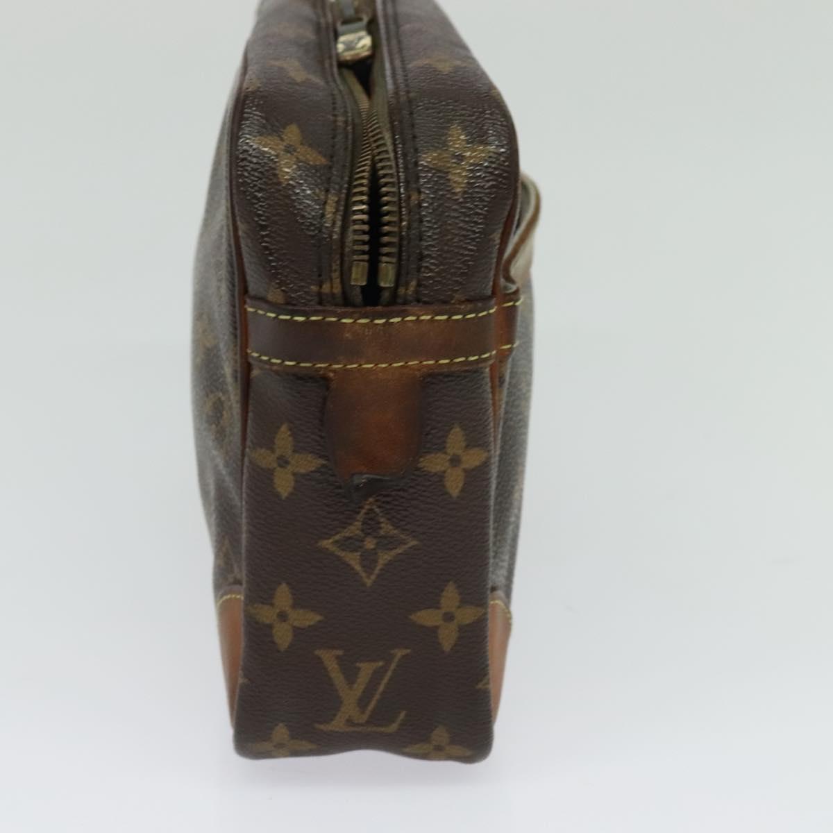 LOUIS VUITTON Monogram Compiegne 28 Clutch Bag M51845 LV Auth BA3212