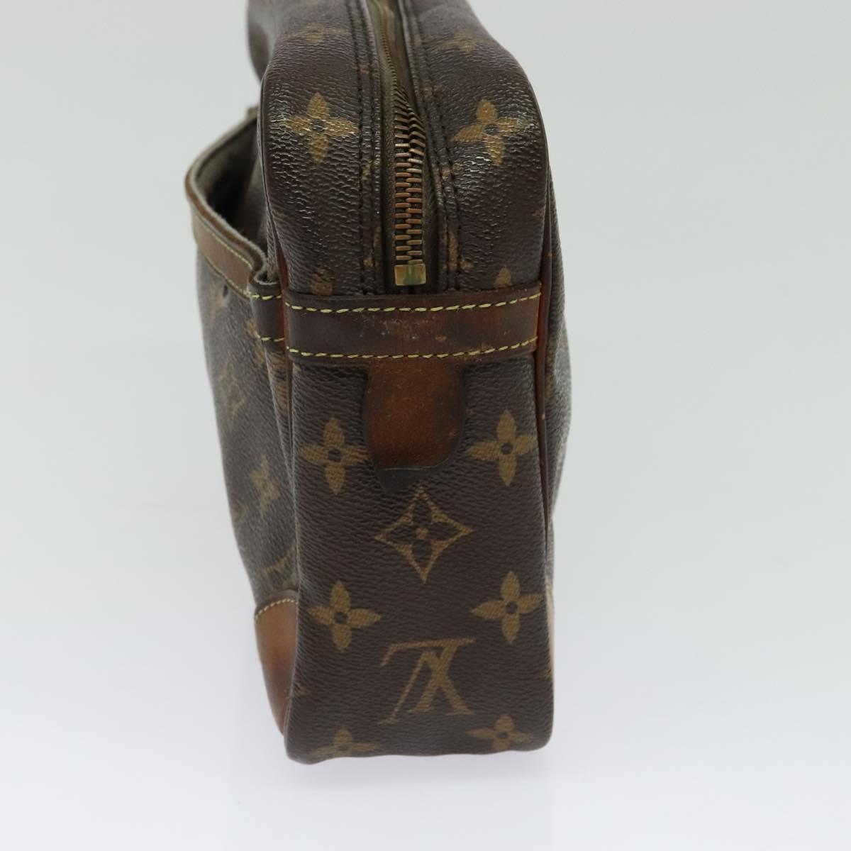 LOUIS VUITTON Monogram Compiegne 28 Clutch Bag M51845 LV Auth BA3212