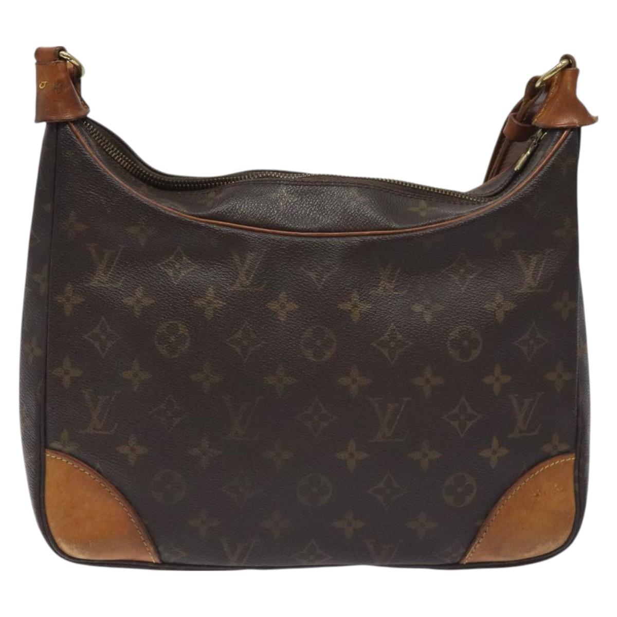 LOUIS VUITTON Monogram Boulogne 30 Shoulder Bag M51265 LV Auth BA3261