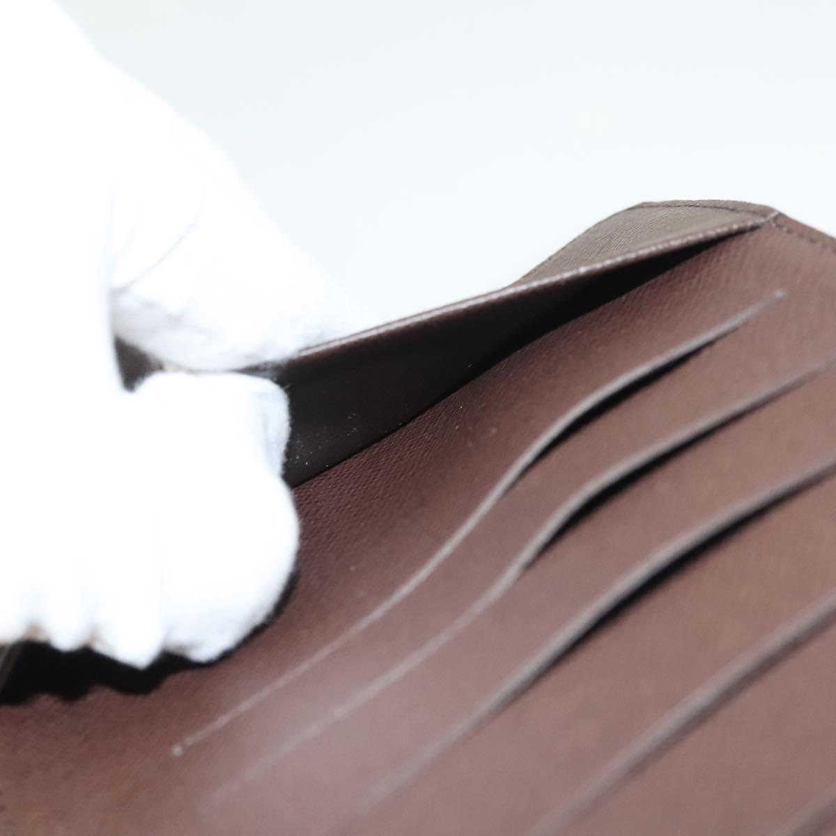 LOUIS VUITTON Damier Ebene Agenda MM Day Planner Cover R20240 LV Auth BA3262