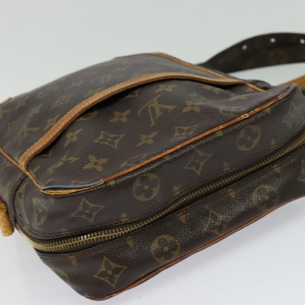 LOUIS VUITTON Monogram Danube MM Shoulder Bag M45264 LV Auth BA3279