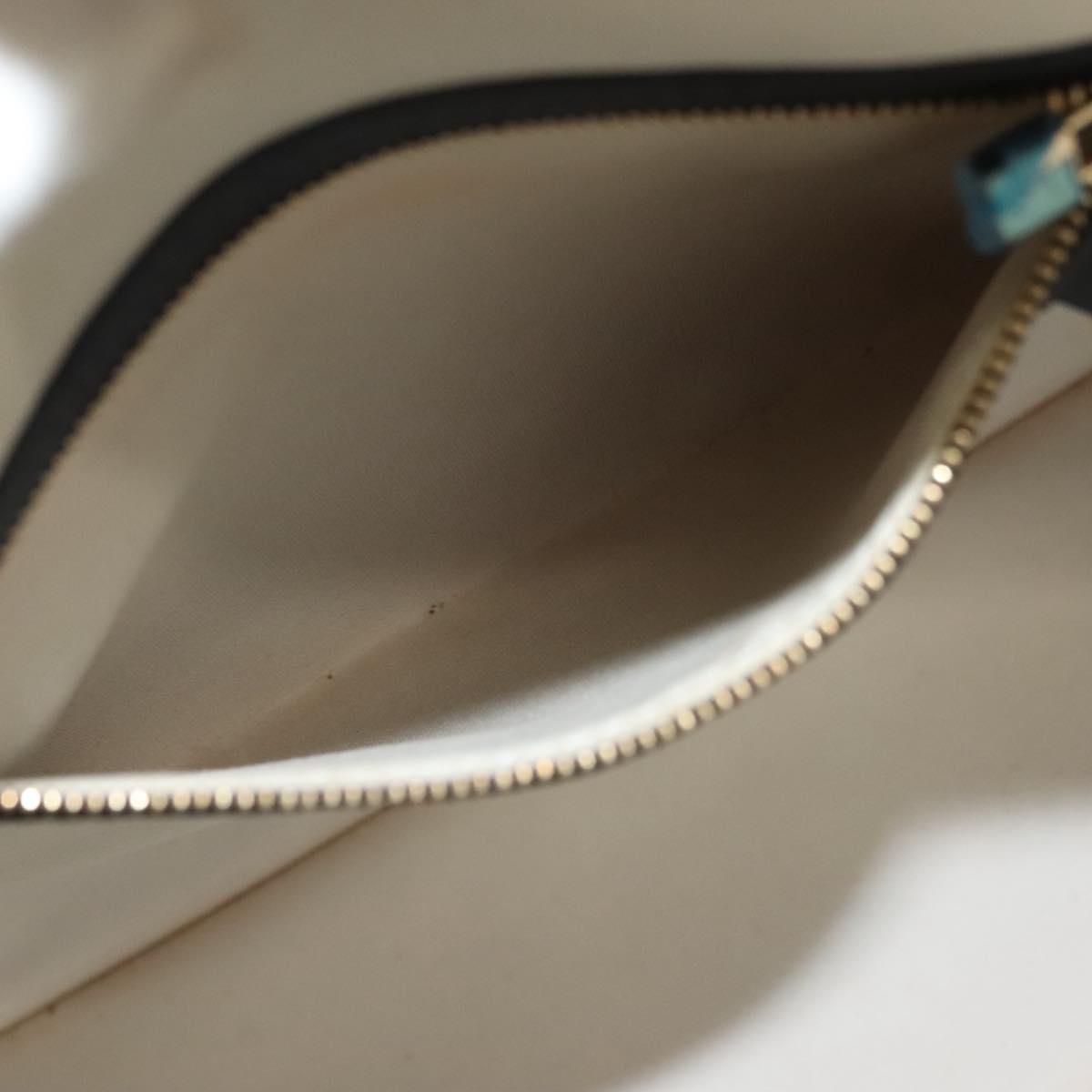 LOUIS VUITTON Monogram Mini Alma Haut Hand Bag Blue M92202 LV Auth BA3291