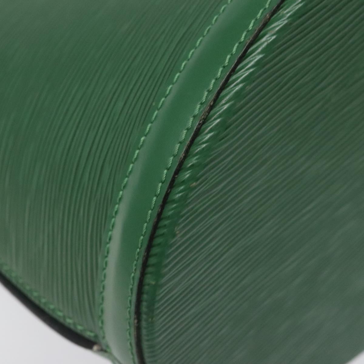 LOUIS VUITTON Epi Cluny Shoulder Bag Green M52254 LV Auth BA3296