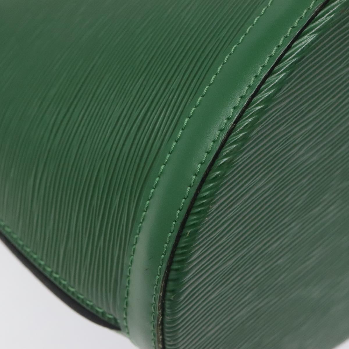 LOUIS VUITTON Epi Cluny Shoulder Bag Green M52254 LV Auth BA3296