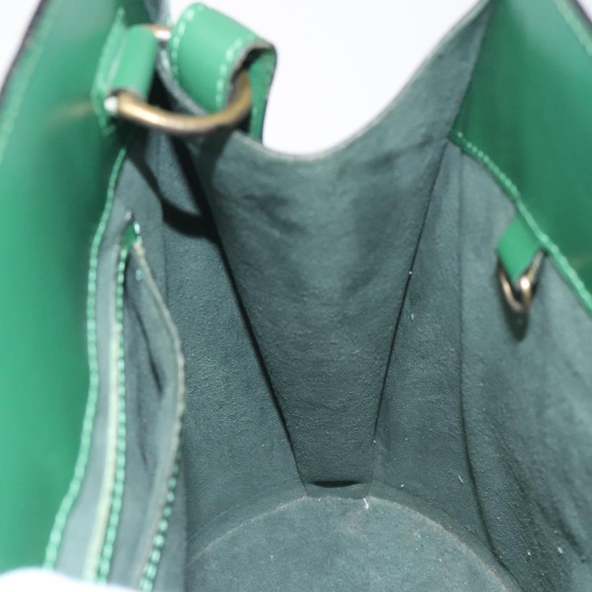 LOUIS VUITTON Epi Cluny Shoulder Bag Green M52254 LV Auth BA3296