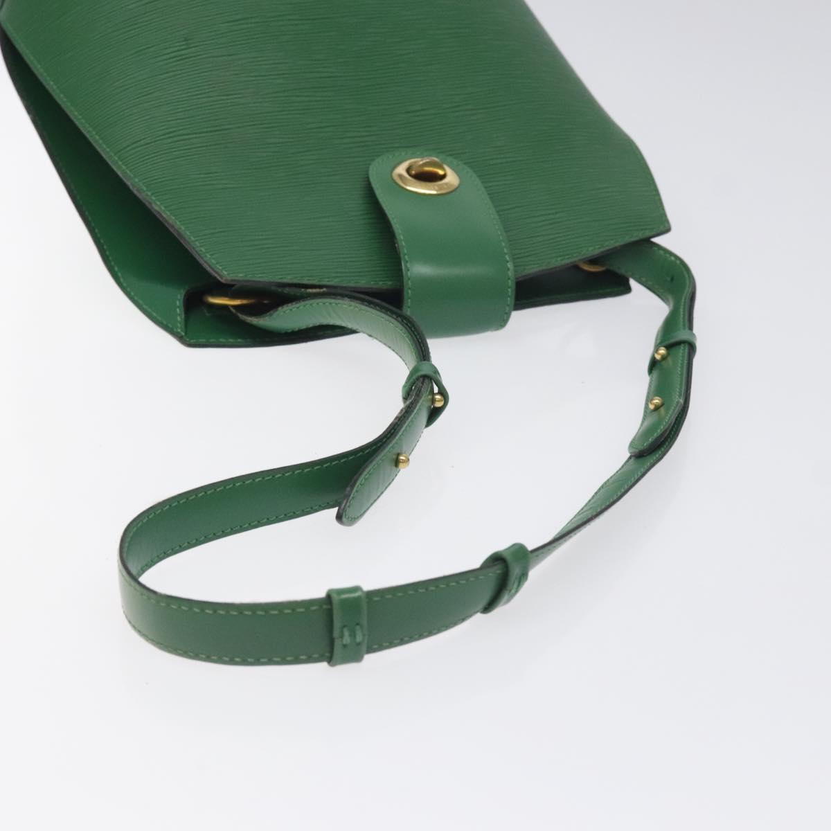 LOUIS VUITTON Epi Cluny Shoulder Bag Green M52254 LV Auth BA3296