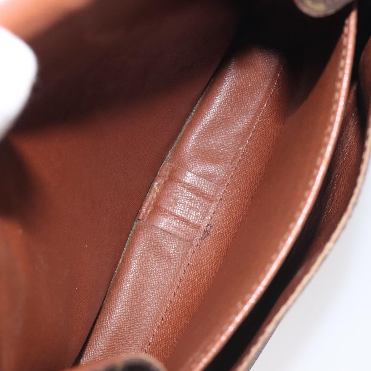 LOUIS VUITTON Monogram Cartouchiere MM Shoulder Bag M51253 LV Auth BA3338