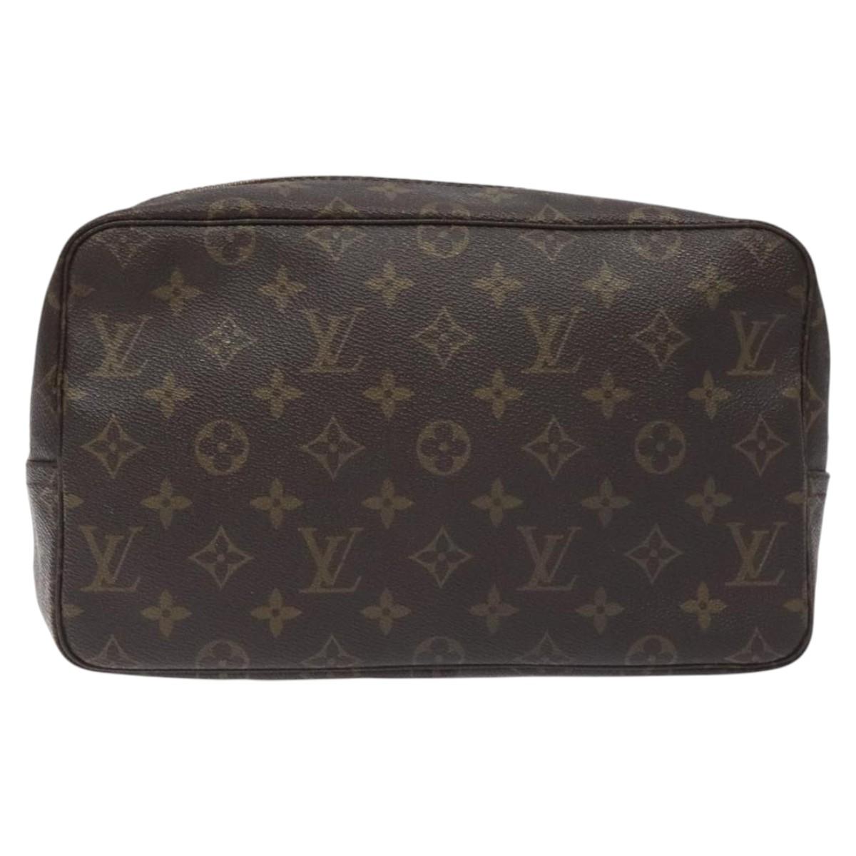 LOUIS VUITTON Monogram Trousse Toilette 28 Clutch Bag M47522 LV Auth BA3367