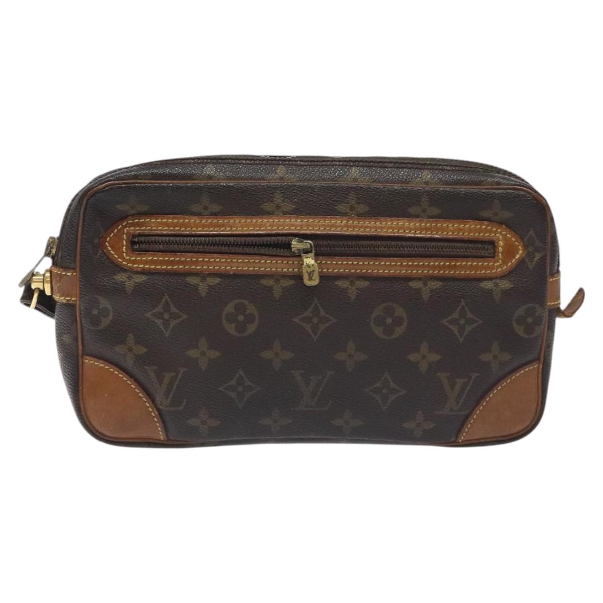 LOUIS VUITTON Monogram Marly Dragonne GM Clutch Bag M51825 LV Auth BA3368