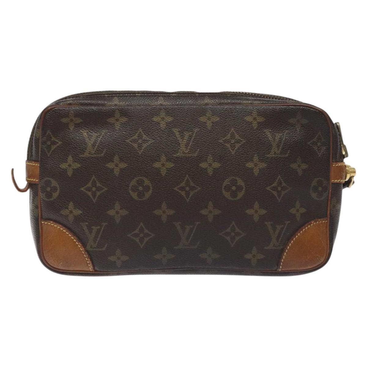 LOUIS VUITTON Monogram Marly Dragonne GM Clutch Bag M51825 LV Auth BA3368