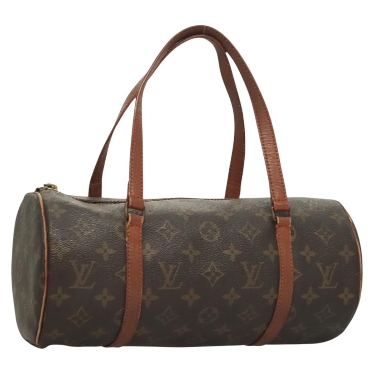 LOUIS VUITTON Monogram Papillon 30 Hand Bag M51385 LV Auth BA3373